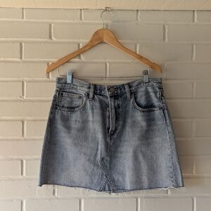 Denim Forum Mini Skirt
